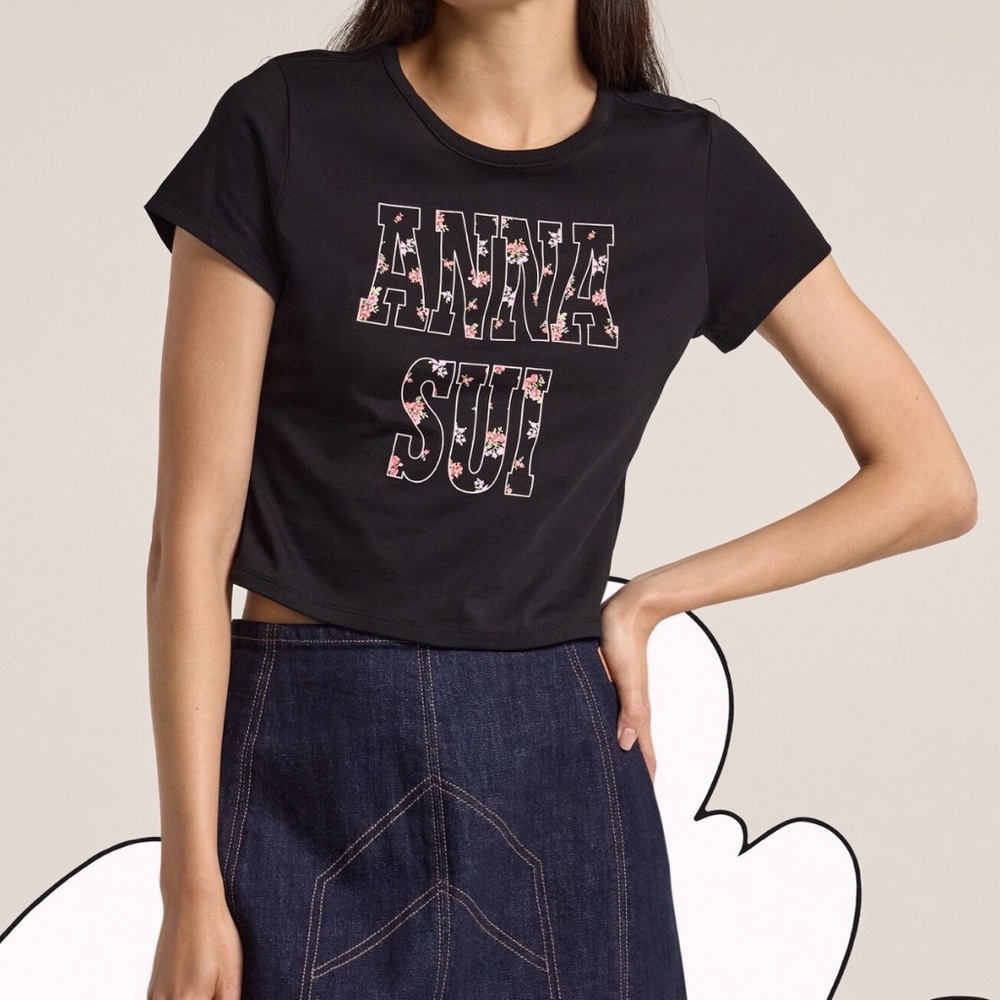 Old Navy x Anna Sui Ringer Tee